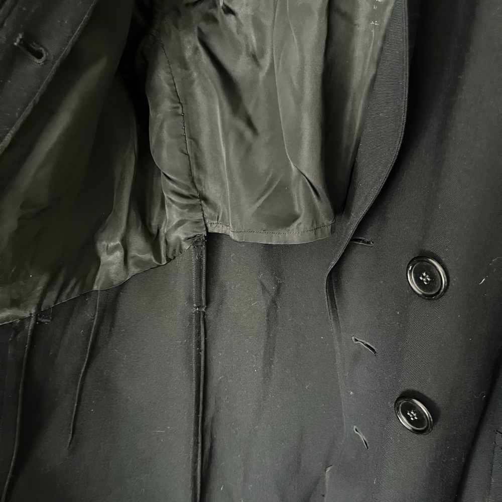 Vintage Naval Overcoat Coat Military XL - Picture 7 of 9